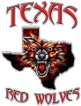 Texas Red Wolves logo