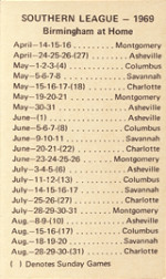 Schedule