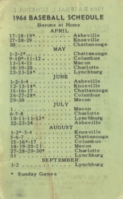 Schedule