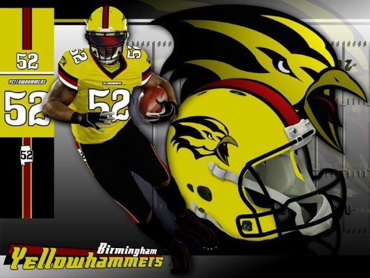 Birmingham Yellowhammers uniforms