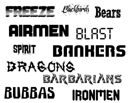 Team names